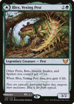Blex, Vexing Pest // Search for Blex<br /><span class="collector-number">Collector No. 148</span>