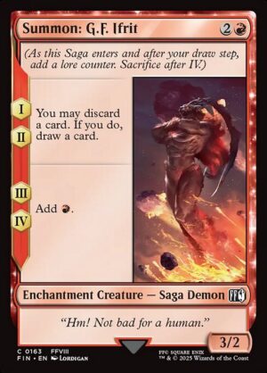 Summon: G.F. Ifrit - Foil<br /><span class="collector-number">Collector No. 163</span>