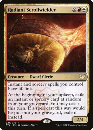 Radiant Scrollwielder - Foil<br /><span class="collector-number">Collector No. 221</span>