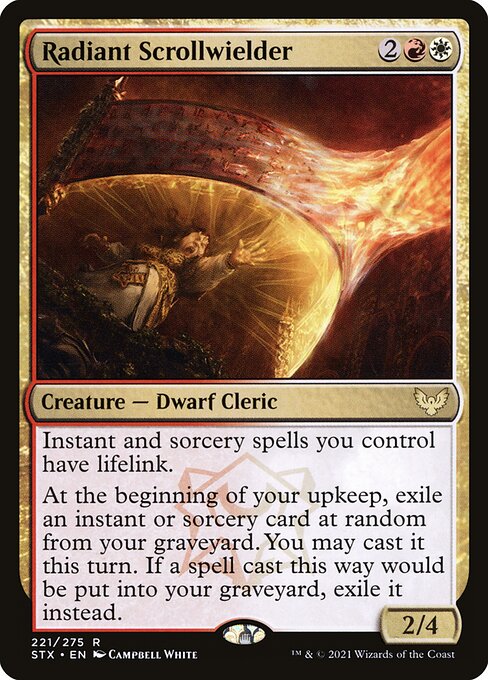 Radiant Scrollwielder<br /><span class="collector-number">Collector No. 221</span>
