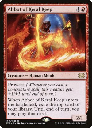 Abbot of Keral Keep<br /><span class="collector-number">Collector No. 100</span>