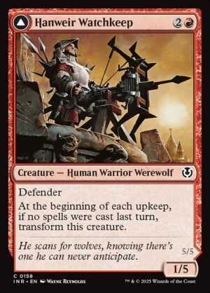 Hanweir Watchkeep // Bane of Hanweir<br /><span class="collector-number">Collector No. 158</span>