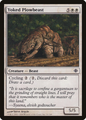 Yoked Plowbeast<br /><span class="collector-number">Collector No. 31</span>