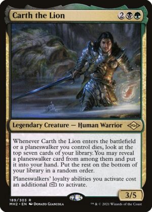 Carth the Lion - Foil<br /><span class="collector-number">Collector No. 189</span>
