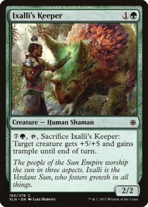 Ixalli's Keeper<br /><span class="collector-number">Collector No. 193</span>