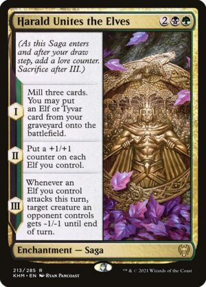 Harald Unites the Elves<br /><span class="collector-number">Collector No. 213</span>