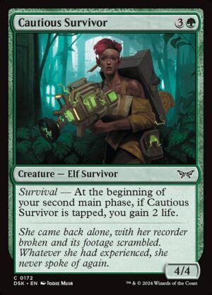 Cautious Survivor - Foil<br /><span class="collector-number">Collector No. 172</span>