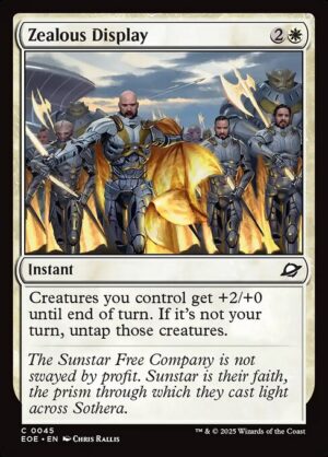 Zealous Display<br /><span class="collector-number">Collector No. 45</span>
