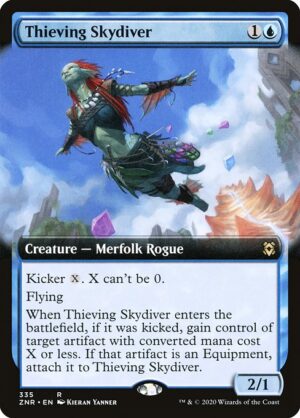 Thieving Skydiver<br /><span class="collector-number">Collector No. 335</span>