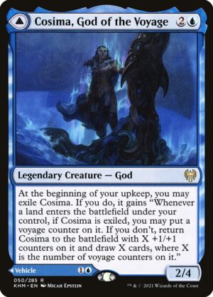 Cosima, God of the Voyage // The Omenkeel<br /><span class="collector-number">Collector No. 50</span>