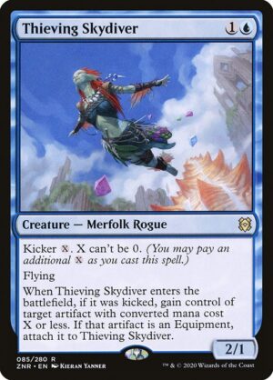 Thieving Skydiver<br /><span class="collector-number">Collector No. 85</span>