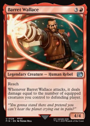 Barret Wallace<br /><span class="collector-number">Collector No. 129</span>