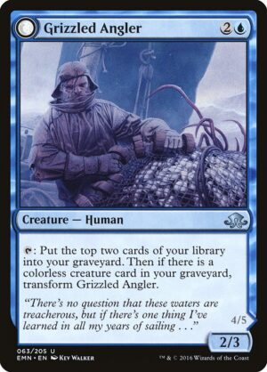 Grizzled Angler // Grisly Anglerfish<br /><span class="collector-number">Collector No. 63</span>