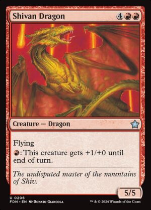 Shivan Dragon<br /><span class="collector-number">Collector No. 206</span>