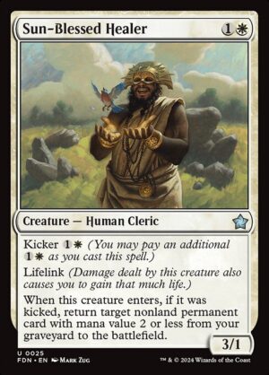 Sun-Blessed Healer<br /><span class="collector-number">Collector No. 25</span>