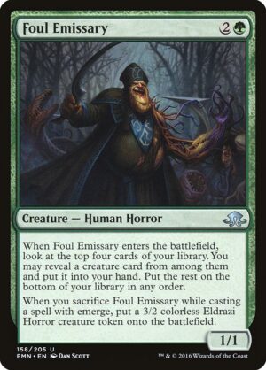 Foul Emissary<br /><span class="collector-number">Collector No. 158</span>