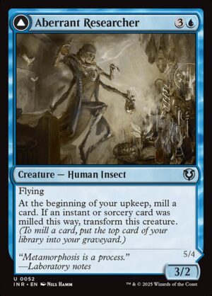 Aberrant Researcher // Perfected Form<br /><span class="collector-number">Collector No. 52</span>