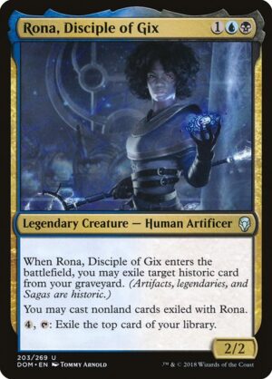 Rona, Disciple of Gix<br /><span class="collector-number">Collector No. 203</span>