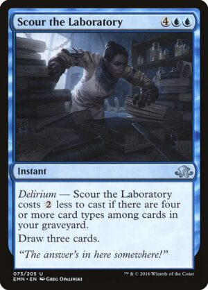Scour the Laboratory - Foil<br /><span class="collector-number">Collector No. 73</span>