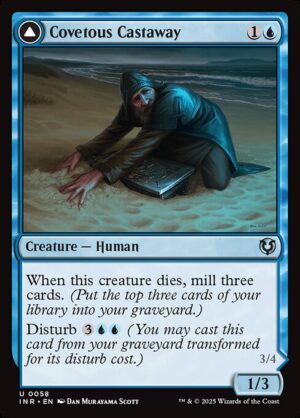 Covetous Castaway // Ghostly Castigator<br /><span class="collector-number">Collector No. 58</span>