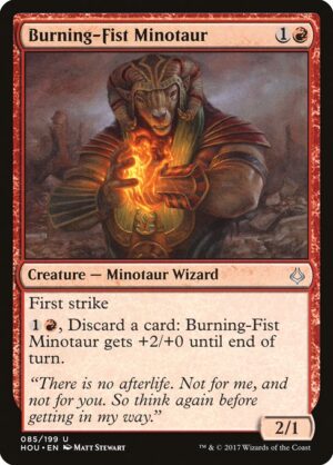 Burning-Fist Minotaur<br /><span class="collector-number">Collector No. 85</span>