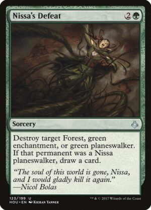 Nissa's Defeat<br /><span class="collector-number">Collector No. 123</span>