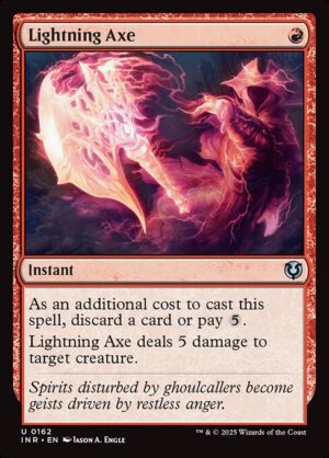 Lightning Axe - Foil<br /><span class="collector-number">Collector No. 162</span>