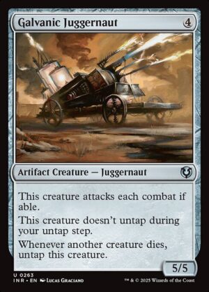 Galvanic Juggernaut<br /><span class="collector-number">Collector No. 263</span>