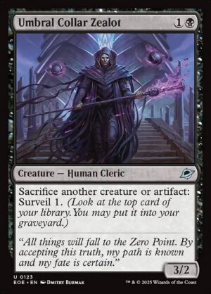 Umbral Collar Zealot<br /><span class="collector-number">Collector No. 123</span>