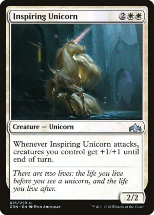 Inspiring Unicorn - Foil<br /><span class="collector-number">Collector No. 16</span>