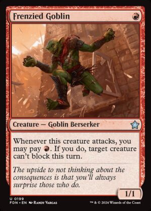 Frenzied Goblin<br /><span class="collector-number">Collector No. 199</span>
