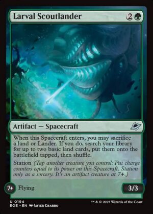 Larval Scoutlander - Foil<br /><span class="collector-number">Collector No. 194</span>