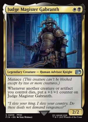 Judge Magister Gabranth<br /><span class="collector-number">Collector No. 230</span>