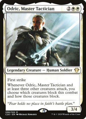 Odric, Master Tactician<br /><span class="collector-number">Collector No. 96</span>