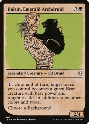 Halsin, Emerald Archdruid - Foil<br /><span class="collector-number">Collector No. 408</span>