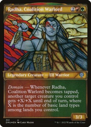 Radha, Coalition Warlord - Foil<br /><span class="collector-number">Collector No. 351</span>