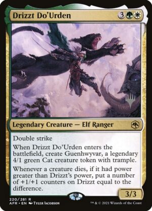 Drizzt Do'Urden<br /><span class="collector-number">Collector No. 220p</span>