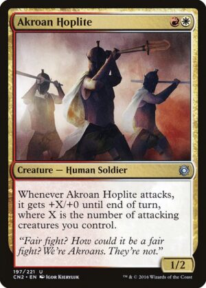 Akroan Hoplite<br /><span class="collector-number">Collector No. 197</span>