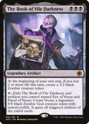 The Book of Vile Darkness - Foil<br /><span class="collector-number">Collector No. 91</span>