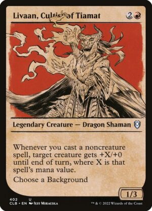 Livaan, Cultist of Tiamat - Foil<br /><span class="collector-number">Collector No. 402</span>