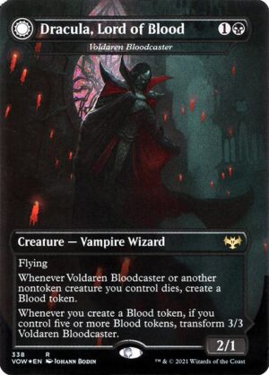 Voldaren Bloodcaster // Bloodbat Summoner<br /><span class="collector-number">Collector No. 338</span>