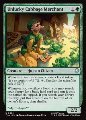 Unlucky Cabbage Merchant<br /><span class="collector-number">Collector No. 201</span>