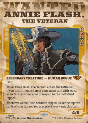 Annie Flash, the Veteran<br /><span class="collector-number">Collector No. 291</span>