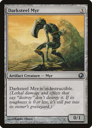 Darksteel Myr<br /><span class="collector-number">Collector No. 151</span>