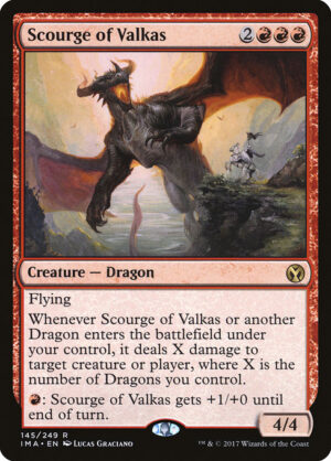Scourge of Valkas<br /><span class="collector-number">Collector No. 145</span>