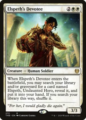 Elspeth's Devotee<br /><span class="collector-number">Collector No. 272</span>