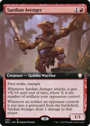Sardian Avenger<br /><span class="collector-number">Collector No. 43</span>