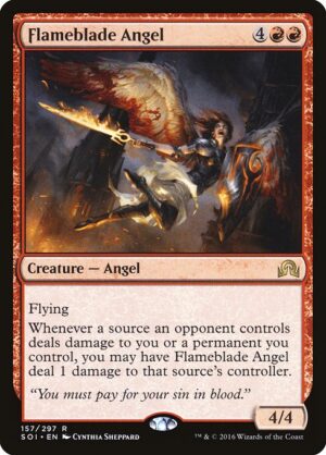 Flameblade Angel<br /><span class="collector-number">Collector No. 157</span>