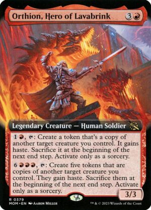 Orthion, Hero of Lavabrink<br /><span class="collector-number">Collector No. 379</span>