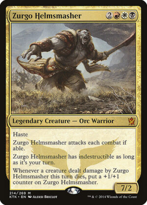 Zurgo Helmsmasher<br /><span class="collector-number">Collector No. 214</span>